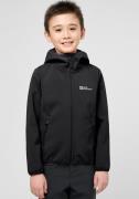 NU 20% KORTING: Jack Wolfskin Softshell-jack FOURWINDS JACKET KIDS