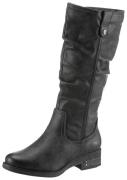 Mustang Shoes Winterlaarzen long shaft boots, block heel, with gathers...