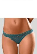 Lascana String Premium Dessous van delicate kant met fijne decoratieve...