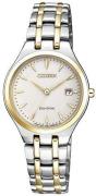 NU 20% KORTING: Citizen Solarhorloge EW2484-82B Polshorloge, dameshorl...