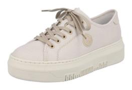 Rieker Plateausneakers van canvas, vrijetijdsschoen, halfschoen, veter...