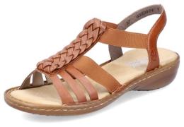 NU 20% KORTING: Rieker Sandalen zomerschoen, sandaal, keilhak, met str...