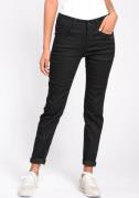 NU 20% KORTING: GANG 5-pocket jeans 94AMELIE van sweatdenim met schuin...