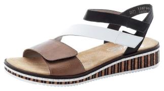 NU 20% KORTING: Rieker Sandalen zomerschoen, sandaal, keilhak, in mode...