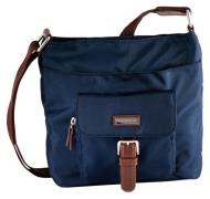 Tom Tailor Hobo-tas Rina van lichtgewicht nylon en ingewikkeld geweven...