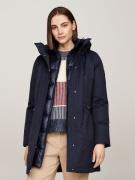 NU 20% KORTING: Tommy Hilfiger Parka met gestempeld logo