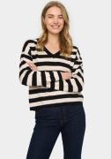 NU 20% KORTING: Saint Tropez Gebreide trui FikamSZ V-hals pullover