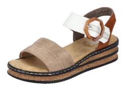 NU 20% KORTING: Rieker Sandalen zomerschoen, sandaal, keilhak, met loo...