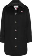 NU 20% KORTING: TOMMY JEANS Korte jas TJW WOOL COAT EXT met geborduurd...