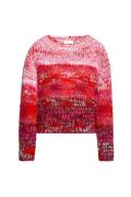 Rich & Royal Trui met ronde hals Crew neck with print yarn