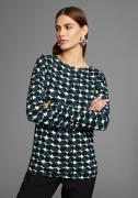 NU 20% KORTING: HECHTER PARIS Shirt met lange mouwen met mooie all-ove...