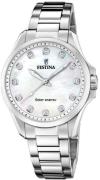 Festina Solarhorloge Solar Energy, F20654/1 Horloge, dameshorloge, sta...