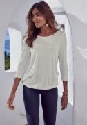 NU 20% KORTING: Vivance Shirt met 3/4-mouwen met elastische zoomrand