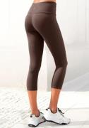 NU 20% KORTING: Lascana Caprilegging met brede zachte boord, loungewea...