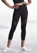 active by Lascana Caprilegging -Sport Capri met kleine rimpeling, loun...