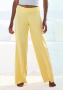 Lascana Tricotbroek -Loungehose met wijd been, loungewear