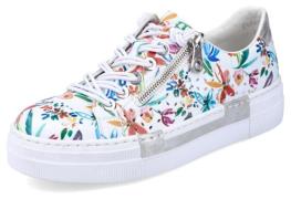 NU 20% KORTING: Rieker Plateausneakers met lentebloemenprint, vrijetij...