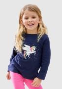 KIDSWORLD Shirt met lange mouwen Met leuke eenhoornprint Met glitterpr...