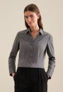 NU 20% KORTING: seidensticker Overhemdblouse Zwarte roos Lange mouwen ...