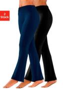 vivance active Jazzpants met licht uitlopende pijpen, loungewear (2-de...