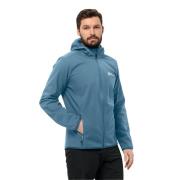 NU 20% KORTING: Jack Wolfskin Softshell-jack BORNBERG HOODY M winddich...