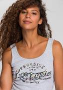 NU 20% KORTING: KangaROOS Tanktop met bloemige puff-print