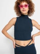 LSCN by LASCANA Crop-top met opstaande kraag