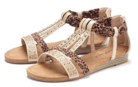 NU 20% KORTING: Lascana Sandalen Sandalette, zomerschoen met versierin...