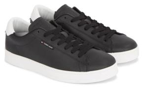 NU 20% KORTING: TOMMY JEANS Sneakers TJM LEATHER LOW CUPSOLE met label...