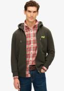 NU 20% KORTING: Superdry Capuchonsweatvest ESSENTIAL LOGO ZIP HOODIE