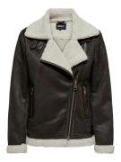 Only Imitatieleren jack ONLNEWDIANA AVIATOR JACKET CC OTW