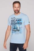 NU 20% KORTING: CAMP DAVID Shirt met print