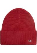 NU 20% KORTING: Calvin Klein Beanie CK METAL CHUNKY RIB BEANIE