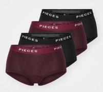 pieces Hipster PCLOGO LADY 4 PACK SOLID NOOS BC (4 stuks, Set van 4)