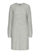 pieces Gebreide jurk PCELLEN LS O-NECK KNIT DRESS NOOS BC