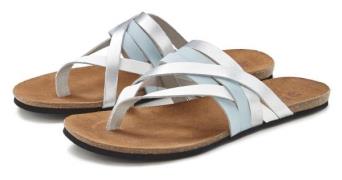 NU 20% KORTING: Lascana Teenslippers Sandaal, pantoletten van leer met...