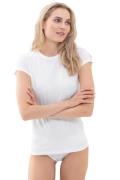 NU 20% KORTING: Mey T-shirt COTTON PURE Ronde hals met col