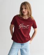 NU 20% KORTING: Gant T-shirt REG SCRIPT T-SHIRT Grafische GANT-print o...