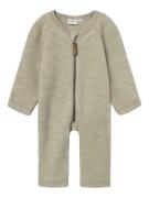 NU 20% KORTING: Name It Jumpsuit NBFWMINO WOOL BRU LS SUIT NOOS