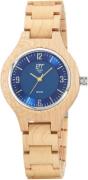 NU 20% KORTING: ETT Solarhorloge Osoyoos Wood, ELW-12128-32Set Polshor...