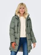 NU 20% KORTING: Only Gewatteerde jas ONLNEWNORA LONG PUFFER COAT LIFE ...