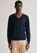 NU 20% KORTING: Gant Trui met V-hals CLASSIC COTTON V-NECK Premium bre...