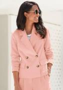 NU 20% KORTING: Lascana Korte blazer met dubbele knoopsluiting, damesb...