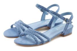 NU 20% KORTING: Lascana Sandalen Sandalette, zomerschoen met gevlochte...