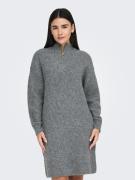 NU 20% KORTING: Only Gebreide jurk ONLTOKYO L/S ZIP DRESS KNT