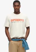 Superdry Shirt met ronde hals UTILITY SPORT LOGO LOOSE TEE