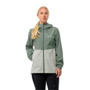 Jack Wolfskin Functioneel jack WEILTAL 2L JKT W Capuchon: vast verbond...