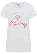 MUSTANG Shirt met korte mouwen Shirt met print