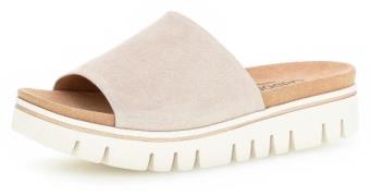 Gabor Slippers wedge heel, summer shoe, slippers with integrated elast...