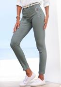 NU 20% KORTING: Lascana 7/8-jegging met subtiele bloemenprint, elastis...